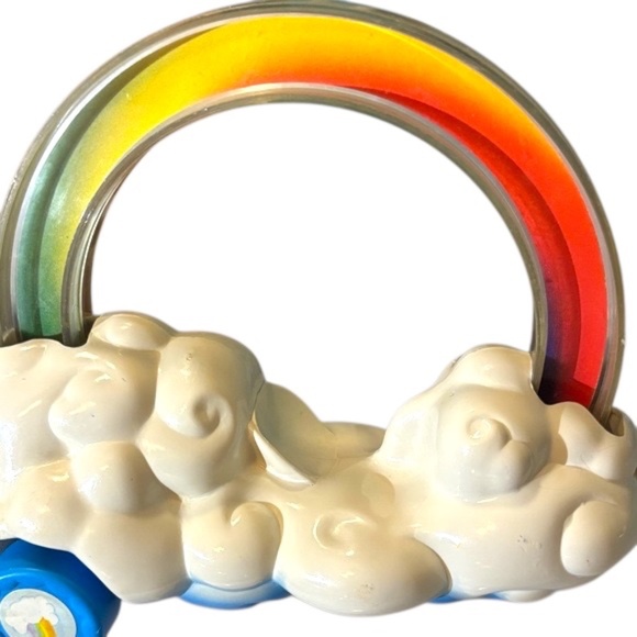 Vintage 1984 Kenner Care Bear Rainbow Roller Cloud Car - Picture 3 of 11